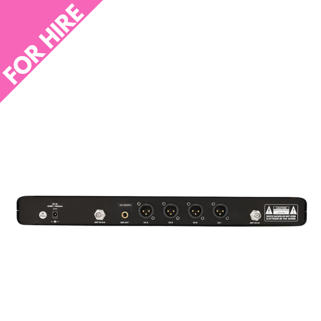 4 Channel Radio Mic System - 4 Handheld Mics