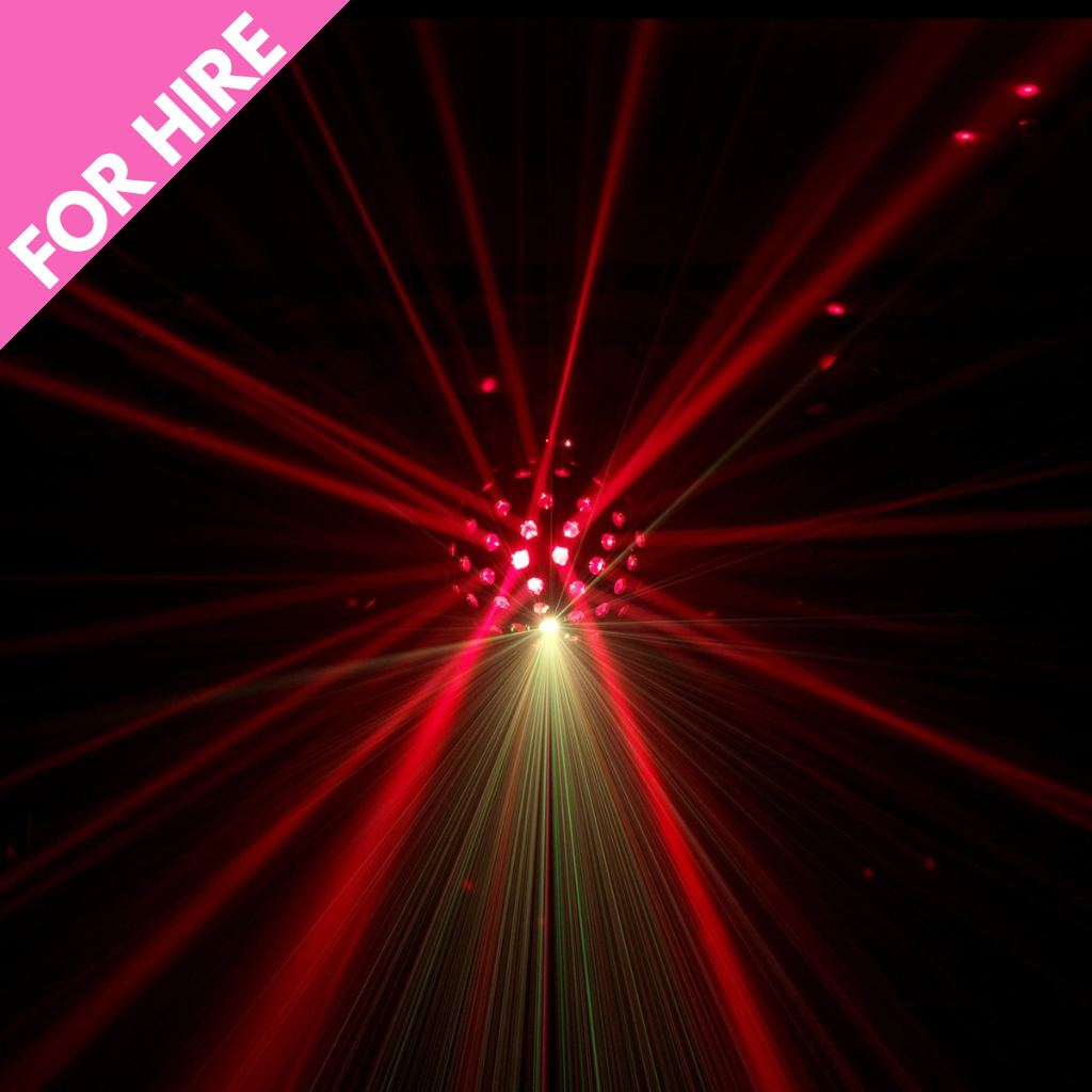 Laser Lighting Effect inc Podium