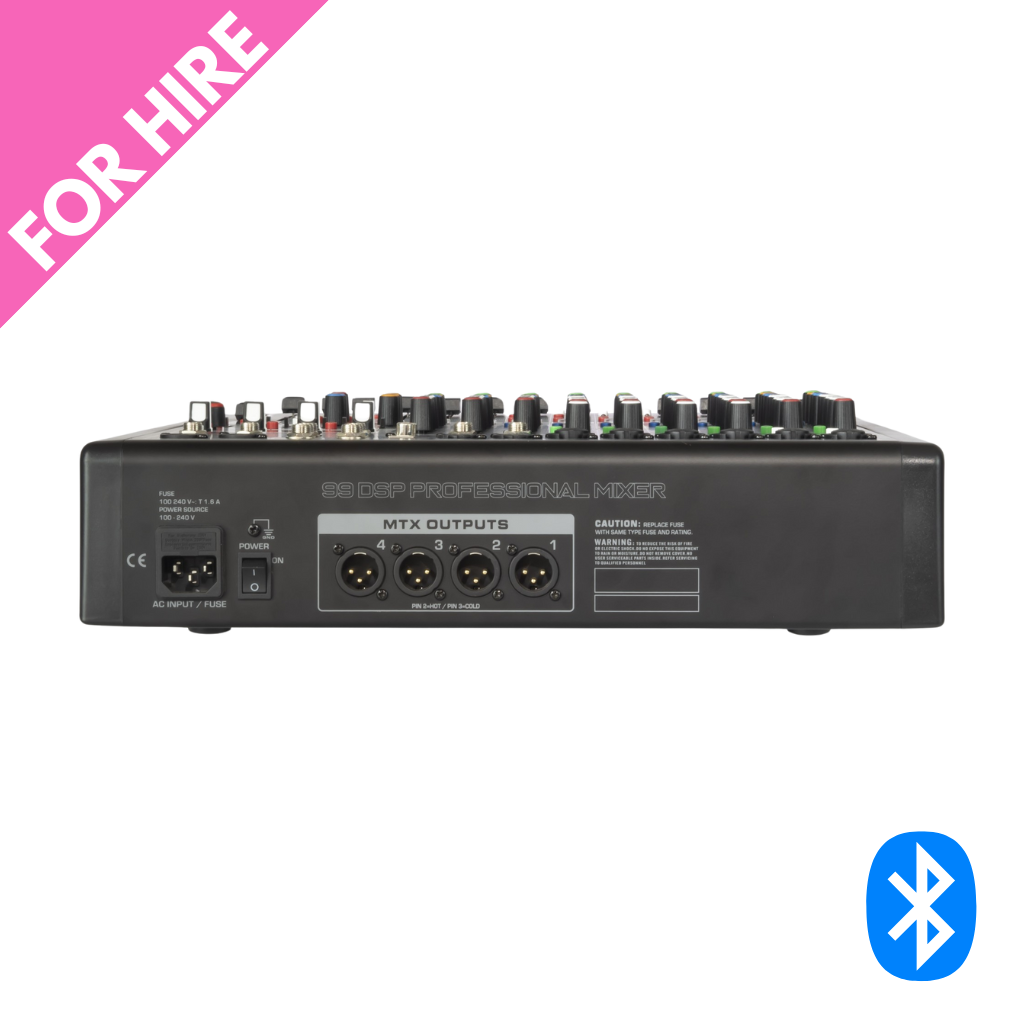 12 Channel Mixing Deck inc Bluetooth/ USB