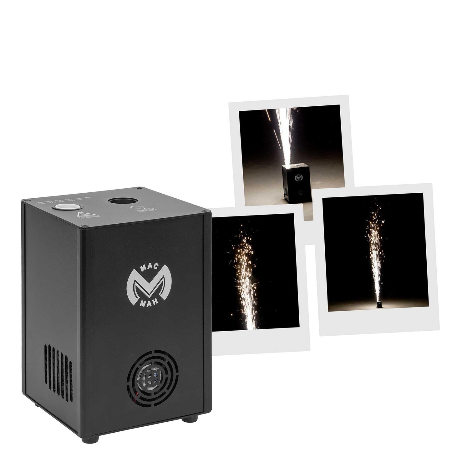 Set of 2 Cold Spark Fountain Effect Indoor Pyro inc 1 Pack Powder
