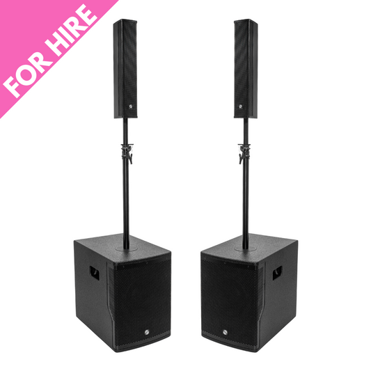 Set of 2 Active Subwoofer and Satellite Speakers