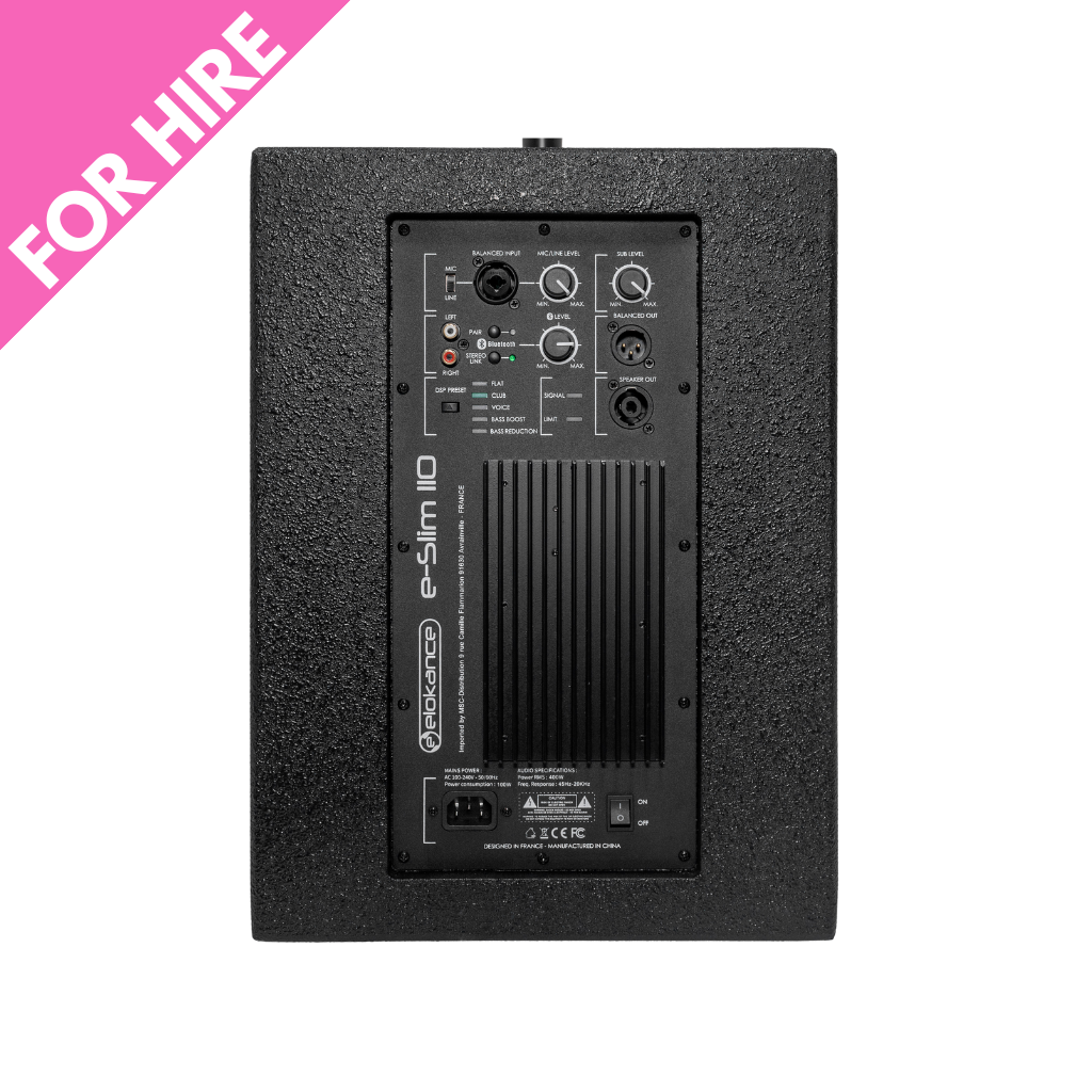 Set of 2 Active Subwoofer and Satellite Speakers