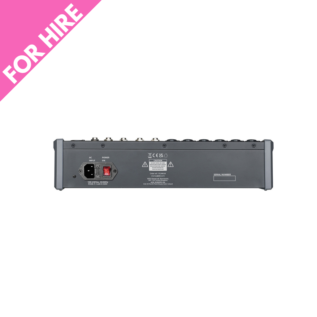 12 Channel Mixing Deck inc Bluetooth/ USB